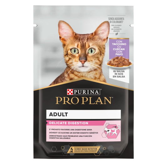 ProPlan Delicate Nutrisavour CURCAN (Pachet 26buc x 85g)