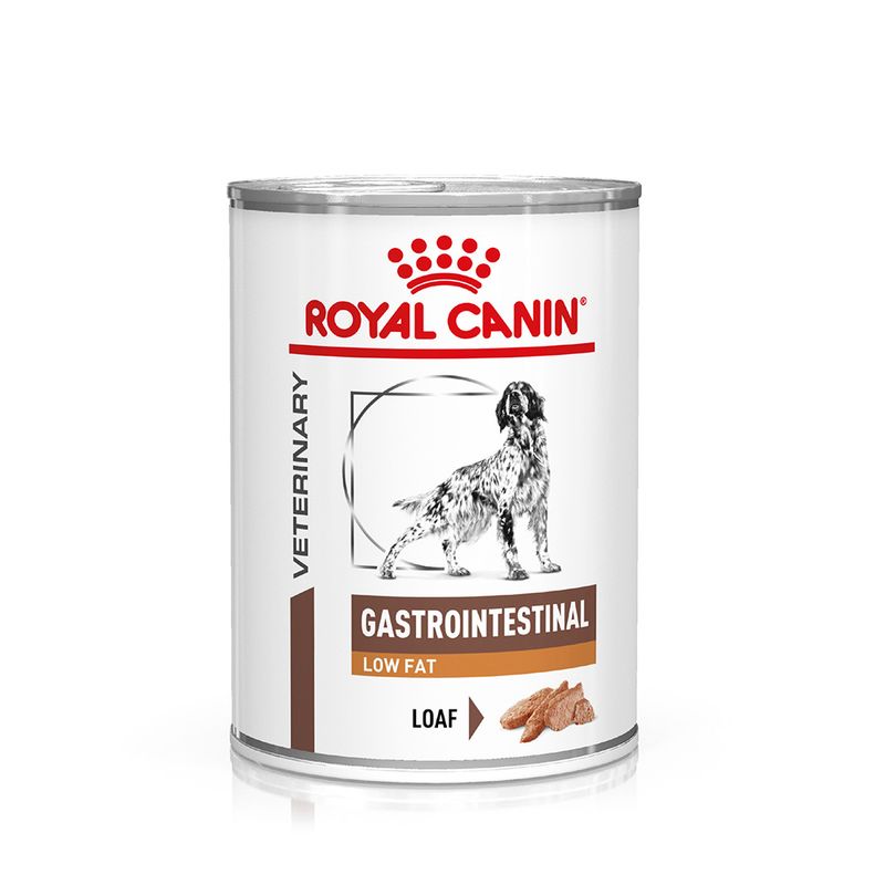 Hrana Umeda pentru caini Royal Canin Gastrointestinal low fat, mousse, conserva 400g