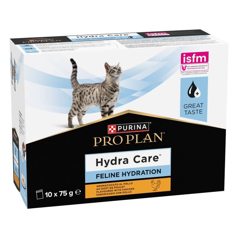 Purina ProPlan Hydra Care Supliment de hidratare pentru pisici - 10 buc x 75 g