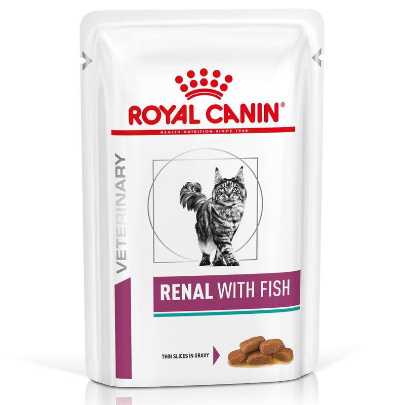 Hrana Umeda pentru pisici Royal Canin Renal cat, peste, plic 85 g