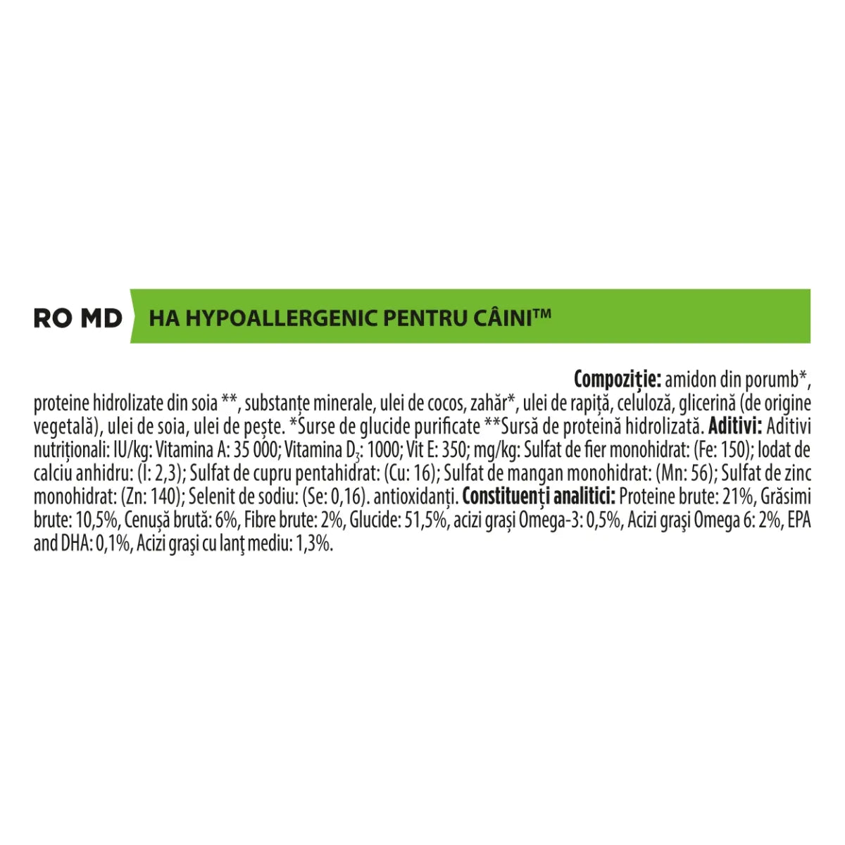 Pro Plan Dog Veterinary Diet HA Hypoallergenic - 11 Kg