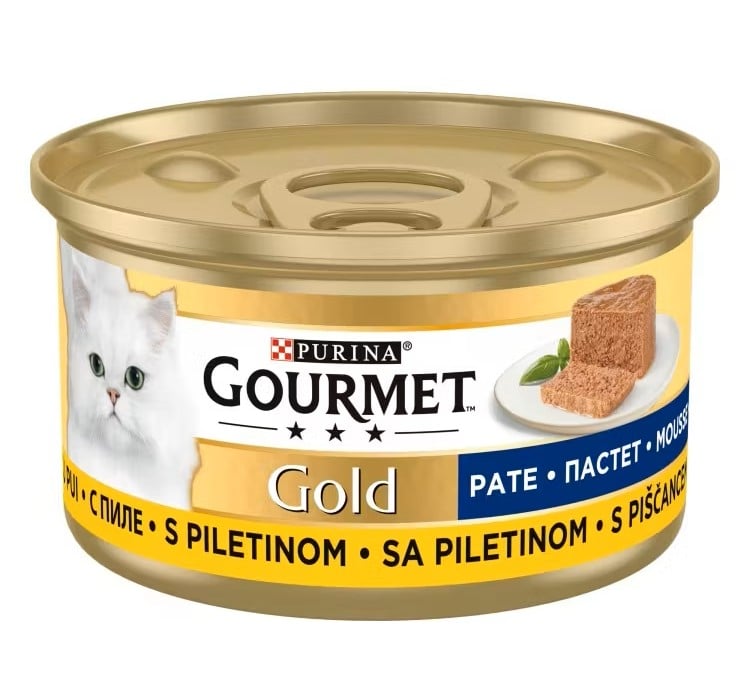 Gourmet Gold Mousse, 12 x 85 g, Pui