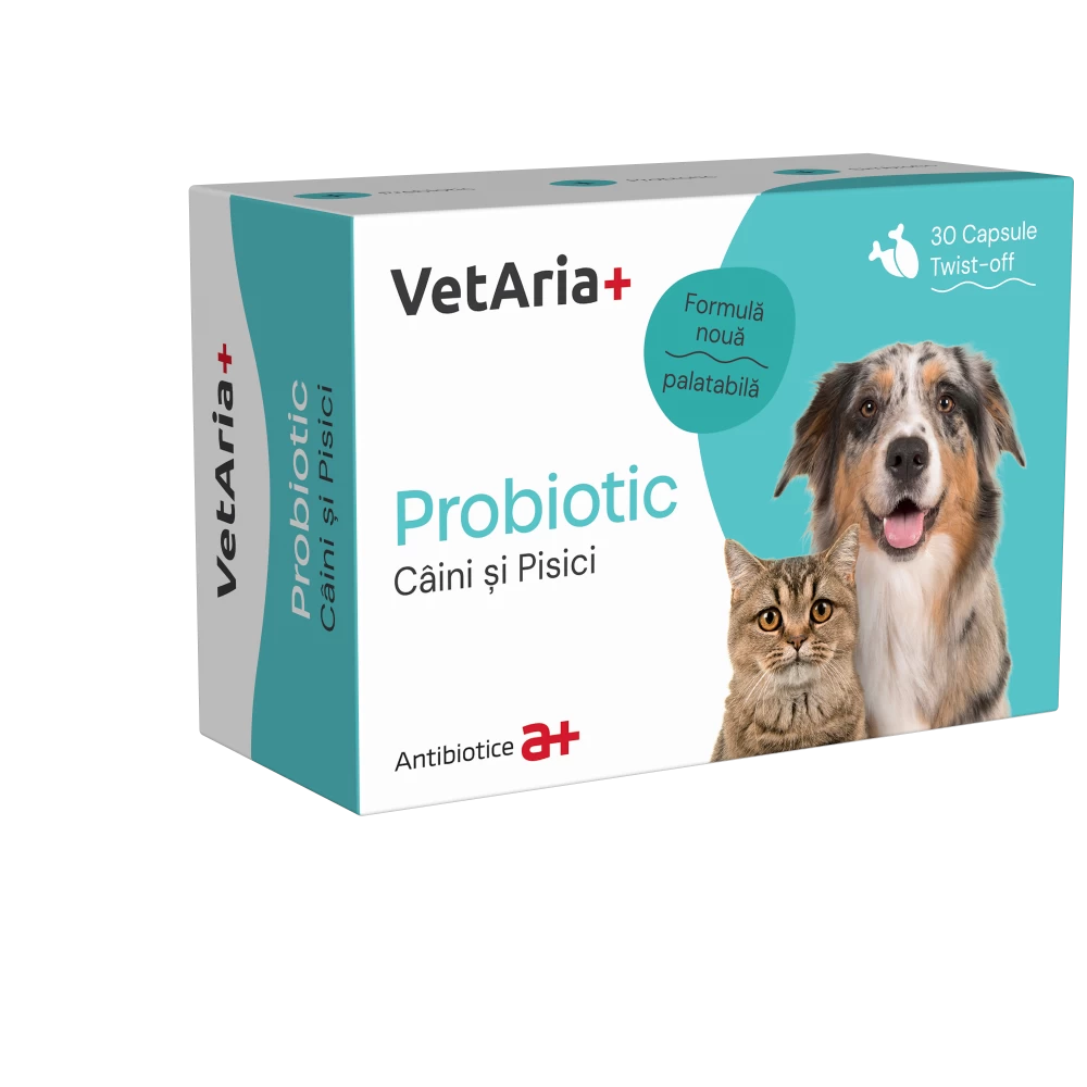 VetAria+ Probiotic, 30 capsule Twist-Off