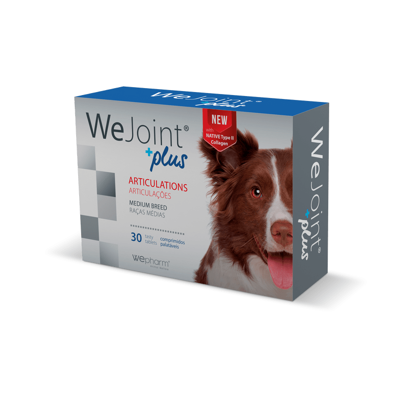 Supliment impotriva inflamatiei articulatiilor pentru caini de talie medie, WeJoint Plus, 30 comprimate, WePharm