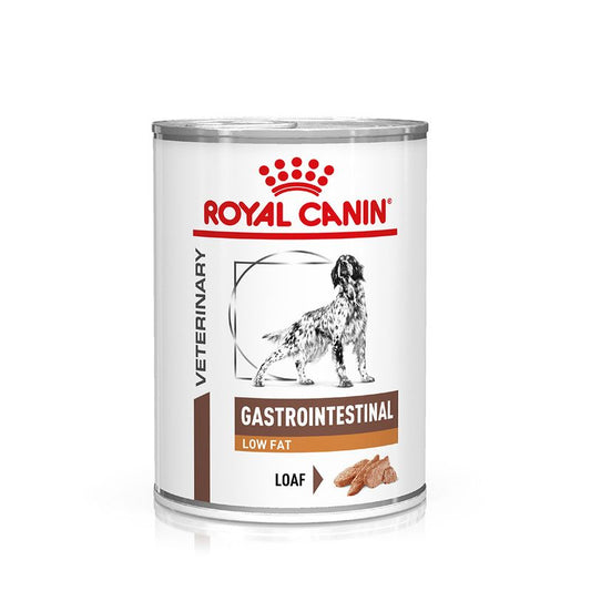 Hrana Umeda pentru caini Royal Canin Gastrointestinal low fat, mousse, conserva 400g
