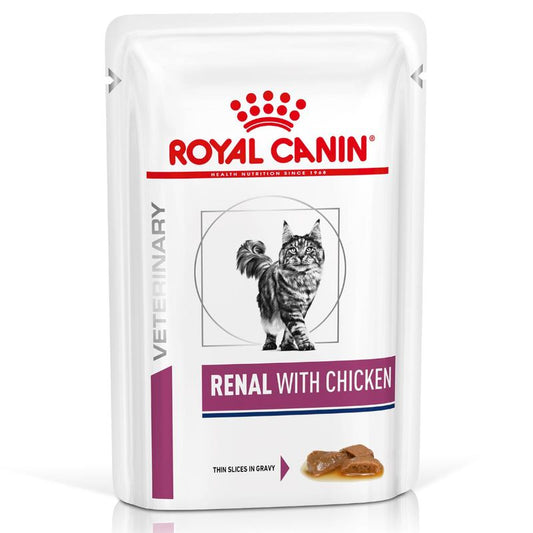 Hrana Umeda pentru pisici Royal Canin Renal cat, pui, plic 85 g