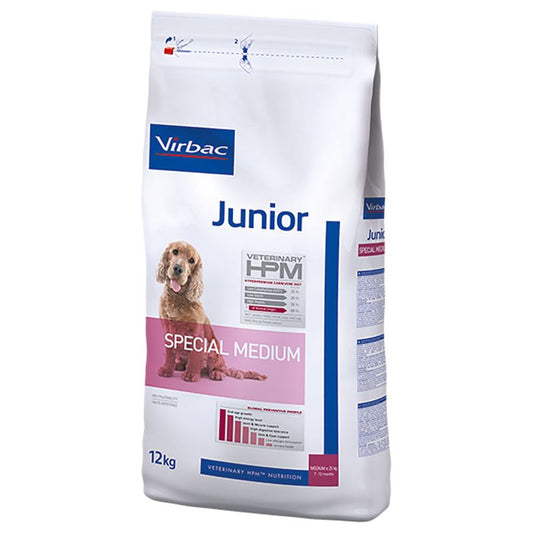 Hrană completă pentru cîini tineri din rase de talie medie  HPM Junior Dog Special Medium