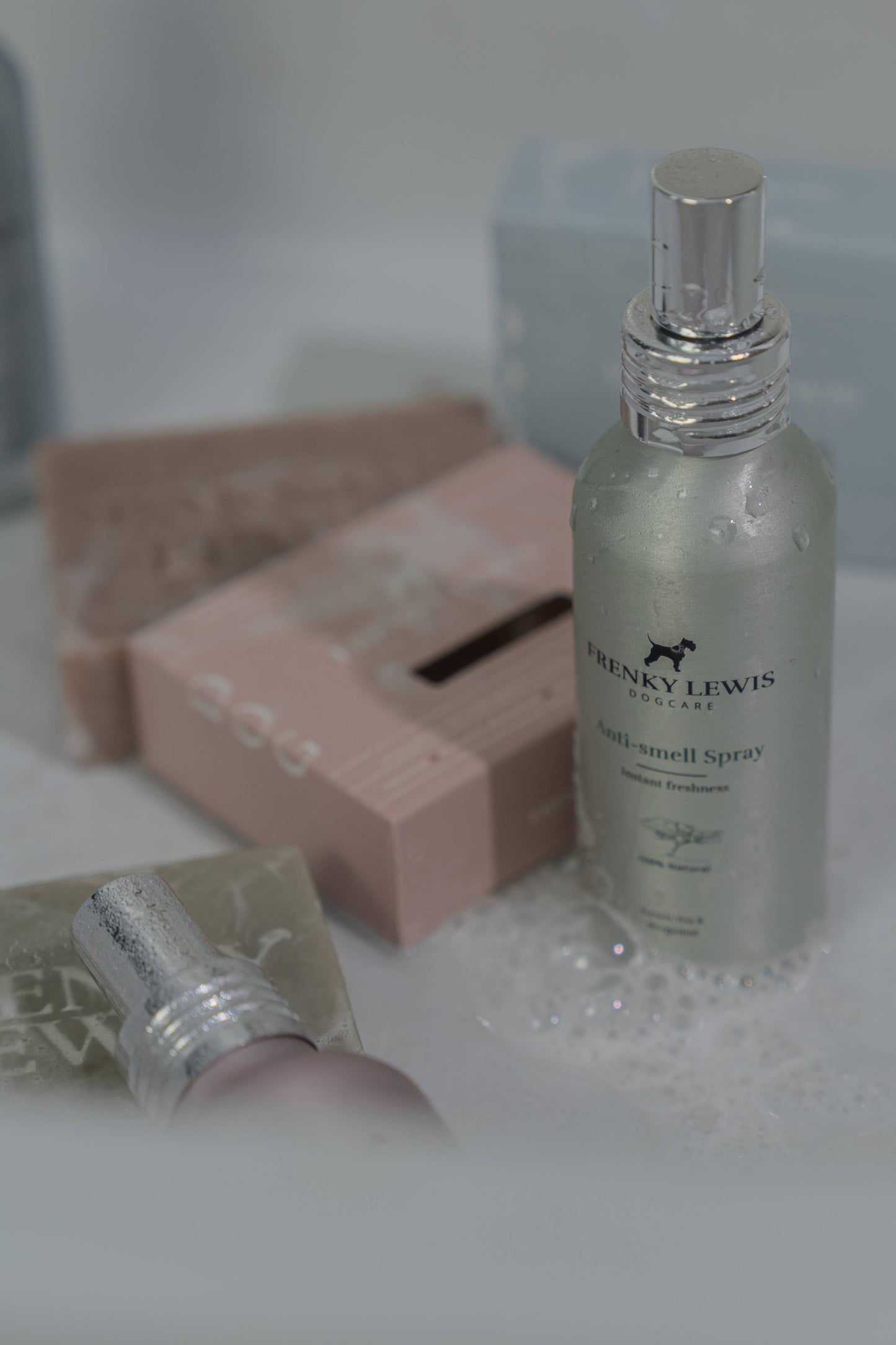 Spray Anti-Miros pentru câini - Trandafir alb, Lavanda & Ylang Ylang