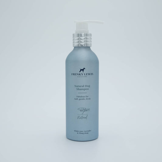 Șampon natural pentru câini 200ml - Trandafir alb, Lavanda & Ylang Ylang
