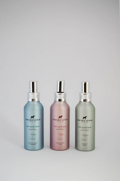 Spray Anti-Miros pentru câini - Trandafir alb, Lavanda & Ylang Ylang