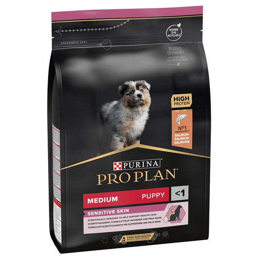 Purina ProPlan Medium Puppy Sensitive Skin SOMON - 3KG