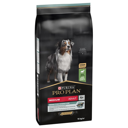 Purina Proplan Medium Adult Sensitive Digestion Miel & Orez 14kg