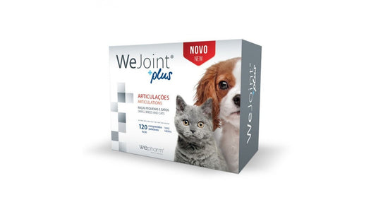 Supliment impotriva inflamatiei articulatiilor pentru caini de talie mica si pisici, WeJoint Plus, 30 comprimate, WePharm