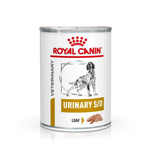 Hrana Umeda pentru caini Royal Canin Urinary S/O, mousse, conserva 410 g