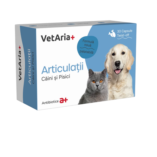 VetAria+ Articulatii, 30 capsule Twist-Off